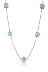 Tuscan Twilight Necklace – Blue Chalcedony
