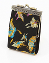 Cathayana Card Holder with RFID Black Dragonfly