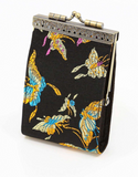 Cathayana Card Holder with RFID Black Dragonfly