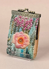 RFID Blocking Card Holder – Digital Embroidery Floral Print