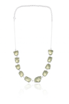 Iceland Glacial Horizon Necklace - Green Amethyst