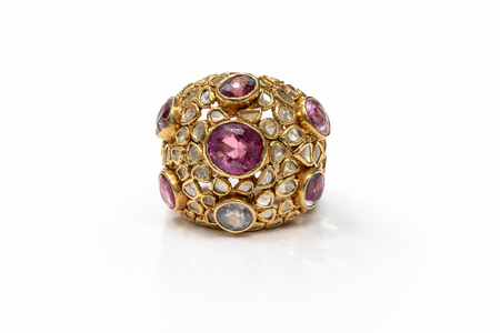 Jaipur Diamond and Opal Nocturne Necklace