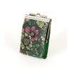 Green & Pink Floral Brocade RFID Card Holder