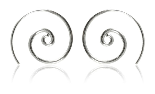 Small Concentric Swirl Earrings