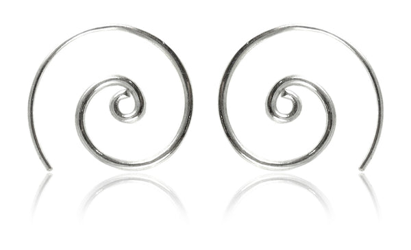 Small Concentric Swirl Earrings