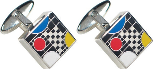 Coonley #5 Cufflinks (Frank Lloyd Wright)