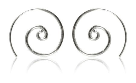 Big Circle with Dangling Interlocking Mini Circle Earrings