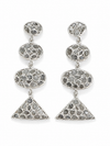 Jaipur Nocturne Sliced Diamond Cascade Earrings