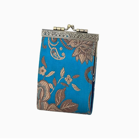 Cathayana Card Holder with RFID Black Dragonfly
