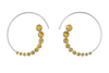 Jaipuri Ten Stone Swirl Citrine