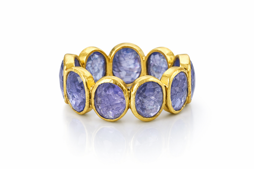 Jaipur Topaz Aura Cobblestone Band