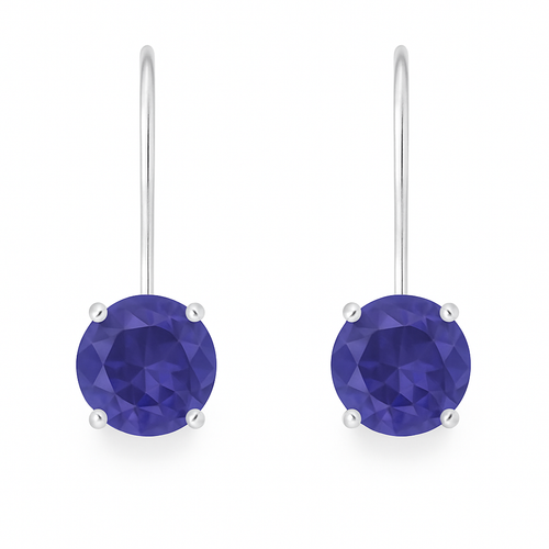 Aurora Ice Drop Earrings Iolite
