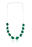 Iceland Glacial Horizon Necklace - Green Onyx