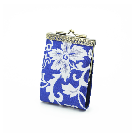 Jewelry Pouch Green and Pink Peacock