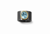 Jaipur Nocturne Ring  Aquamarine (Oxidized)