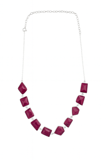 Jaipuri Gem Garland Necklace