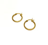 10k Gold Medium Classic Hoops