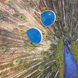 Peacock Drops Blue Chalcedony