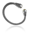 Python Open Cuff - White Pearl