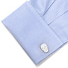 Glow-in-the-Dark Skull Cufflinks