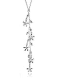 Bloom Flower Lariat Necklace