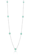 Otto Necklace Aqua Chalcedony