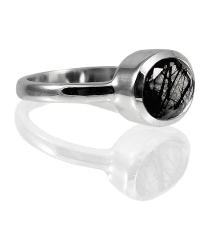 Oval Maidan Ring Black Onyx