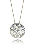 Single Arabesque Disc with Chain
