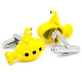 3D Yellow Submarine Cufflinks