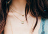ADJ Rectangle Hamsa Necklace