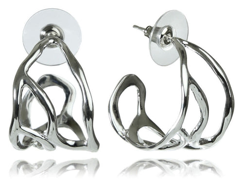 Twisted Bilbao Cuff Earrings