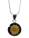 Gemstone Circle Pendant
