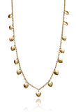18k Gold Plated Single Line Raqs Necklace