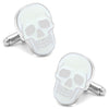 Glow-in-the-Dark Skull Cufflinks