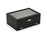 Roadster 10 Piece Watch Box with  Drawer