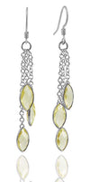 Milano Sailboat Cascade Earrings Lemon Topaz