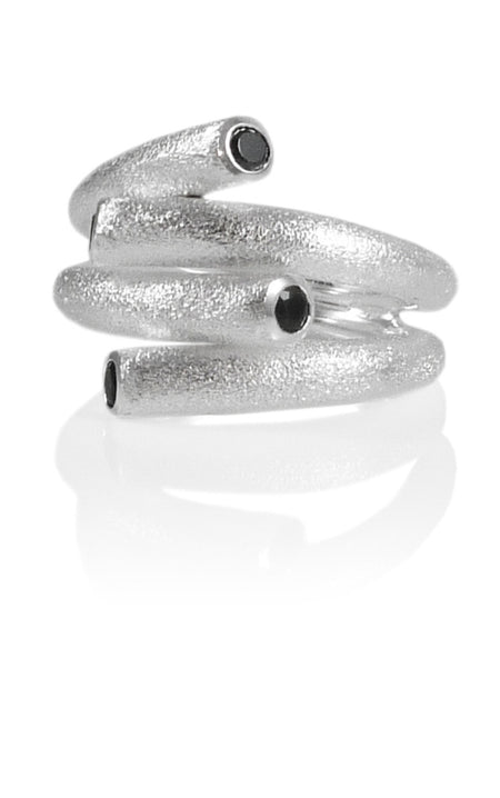 Bilbao Wave Band Sterling Silver