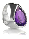 Side Paisley Ring Amethyst