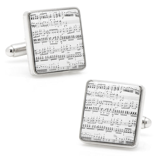 Classical Sheet Music Cufflinks