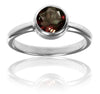 Stackable Jaipuri Circle Ring Garnet