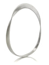 Bilbao Sculptured Bangle - Brushed