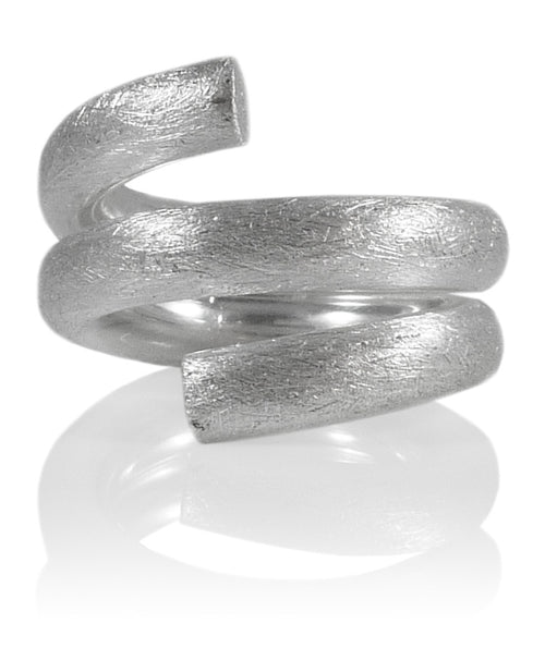Brushed Bilbao Thick Twist Ring