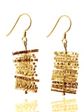 18K Gold Plated Nirvana Turning Twig Earrings