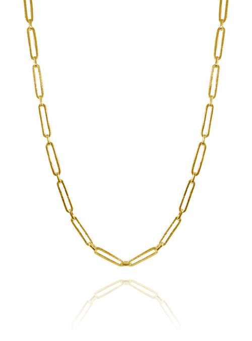 Gold Plated Rechtech Necklace