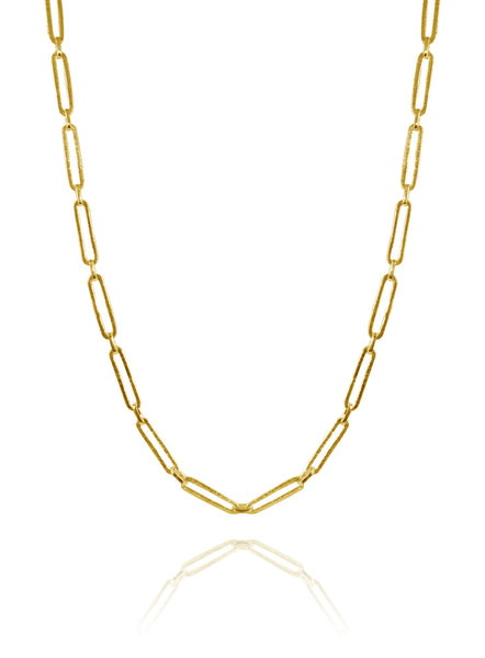 Gold Plated Rechtech Necklace