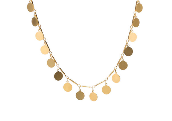 14kt Gold Plated Confetti Necklace