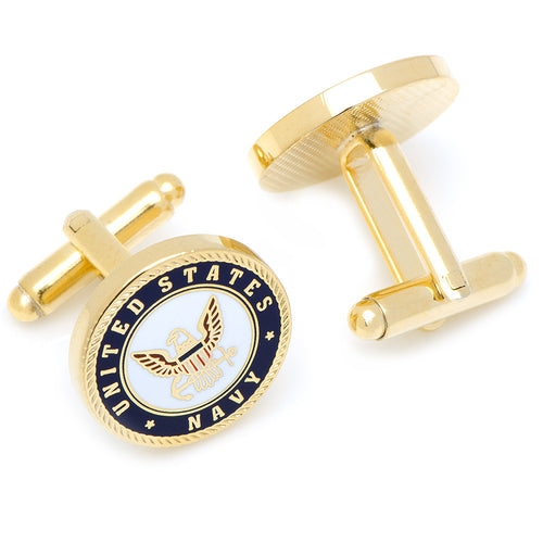 Enamel US Navy Cufflinks