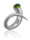 Charmed Snake Ring Peridot