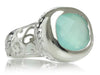 Arabesque Square Filigree Cocktail Ring