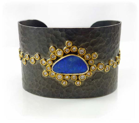 Charmed Snake Ring Clear Quartz